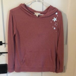 Girls hooded sweatshirt size L (12/14)